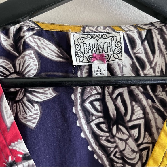 Anthropologie Yoana Baraschi Faux Wrap Blouse Floral - Picture 6 of 6